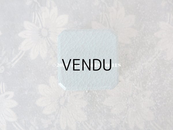 画像8: アンティーク  金彩入り ジュエリーボックス グレイッシュブルー (8)