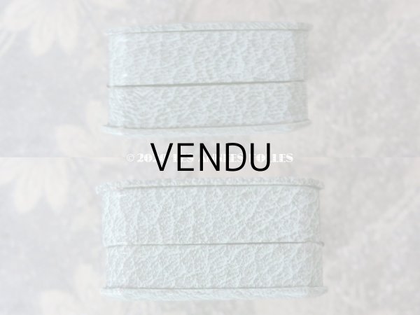 画像10: アンティーク  金彩入り ジュエリーボックス グレイッシュブルー (10)