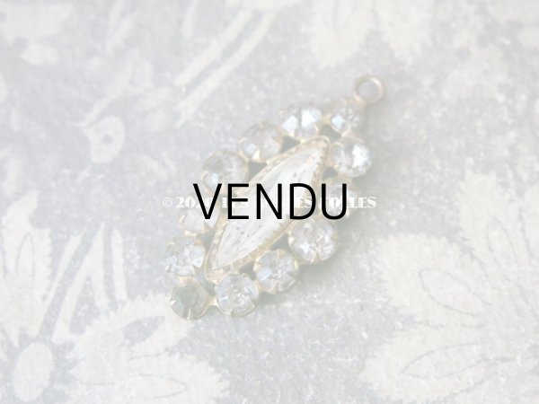 画像3: 19世紀 アンティーク 教会の装飾 カットガラスのモチーフ ナベット (3)