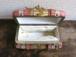 画像12: 19世紀 アンティーク ナポレオン3世時代 お菓子箱 ハンドル付き 花模様のレースペーパー チョコレートボックス 木箱  (12)