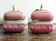 画像10: 19世紀 アンティーク ナポレオン3世時代 お菓子箱 ハンドル付き 花模様のレースペーパー チョコレートボックス 木箱  (10)