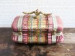 画像4: 19世紀 アンティーク ナポレオン3世時代 お菓子箱 ハンドル付き 花模様のレースペーパー チョコレートボックス 木箱  (4)