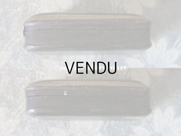 画像5: アンティーク 本革製  ジュエリーボックス イニシャル入り (5)