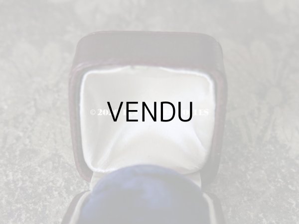 画像9: アンティーク 本革製 リングボックス  ジュエリーボックス イニシャル入り (9)