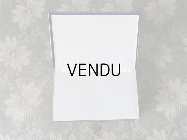 画像9: 1870年 アンティーク ミサ典書 ダークブルーのベルベット (9)