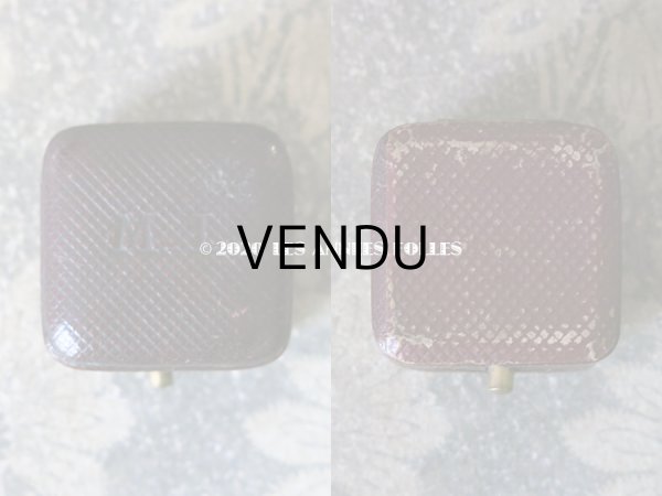 画像4: アンティーク 本革製 リングボックス  ジュエリーボックス イニシャル入り (4)