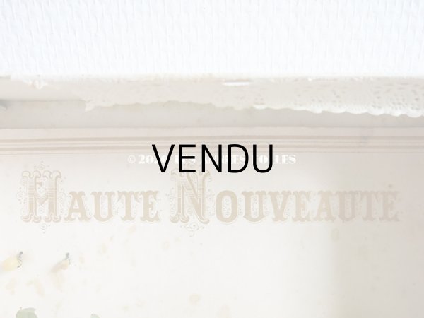 画像3: 未使用 アンティーク レースペーパー付ボックス入り&台紙付 ワックスフラワーのヘッドリース ウェディング 結婚式 ティアラ (3)