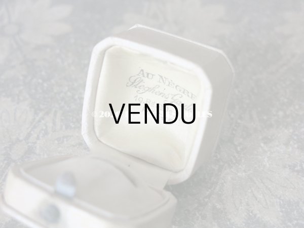 画像9: アンティーク  リングボックス ジュエリーボックス オフホワイト (9)