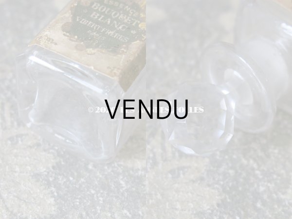 画像7: アンティーク 王冠のパフュームボトル ESSENCE BOUQUET BLANC - VIBERT FRERES PARIS  - (7)