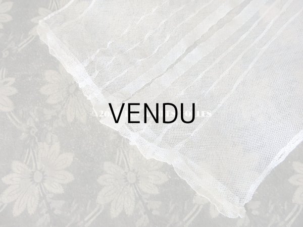 画像11: 19世紀末 アンティーク アランソンレースの襟付きトップ 【 ポワン・ダランソン 】  (11)