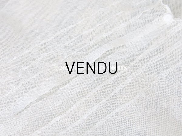 画像10: 19世紀末 アンティーク アランソンレースの襟付きトップ 【 ポワン・ダランソン 】  (10)