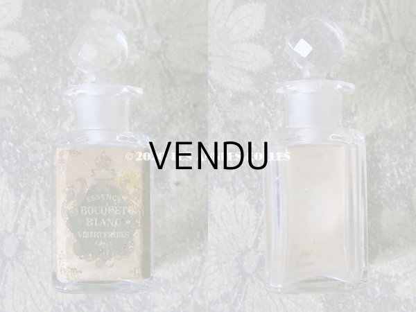 画像5: アンティーク 王冠のパフュームボトル ESSENCE BOUQUET BLANC - VIBERT FRERES PARIS  - (5)