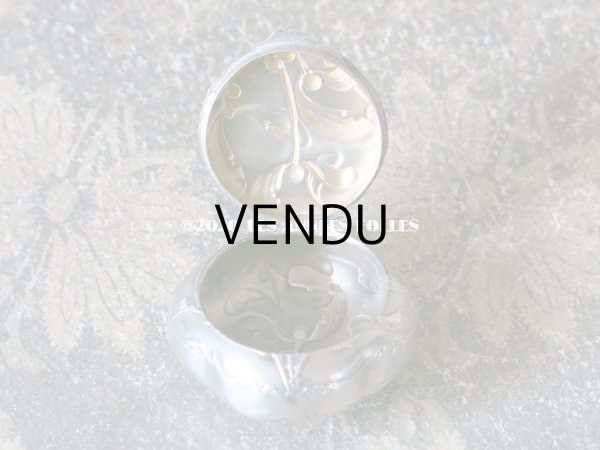 画像5: アンティーク シルバー製 ヤドリギのパウダーケース - CHARLES MURAT - (5)