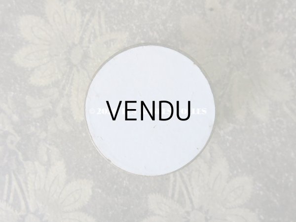 画像4: 【クリスマスセール2020対象外】 アンティーク 王冠付き 小さなパウダーボックス POUDRE DE RIZ SURFINE  (4)