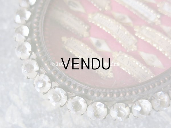 画像6: 【クリスマスセール2020対象外】 19世紀 アンティーク ルリケール 聖遺物のペンダント ラインストーン 10人の聖人の遺品 (6)