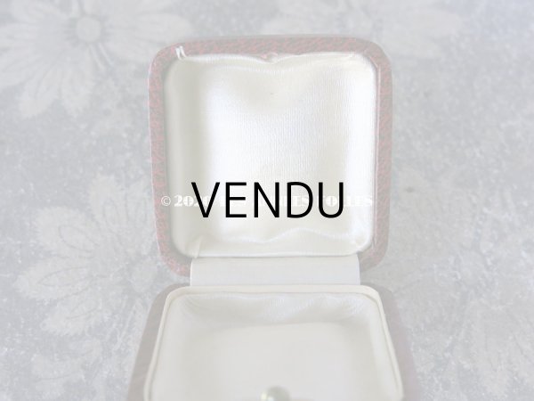 画像6: 【クリスマスセール2020対象外】 アンティーク  金彩入り ジュエリーボックス ダークレッド (6)