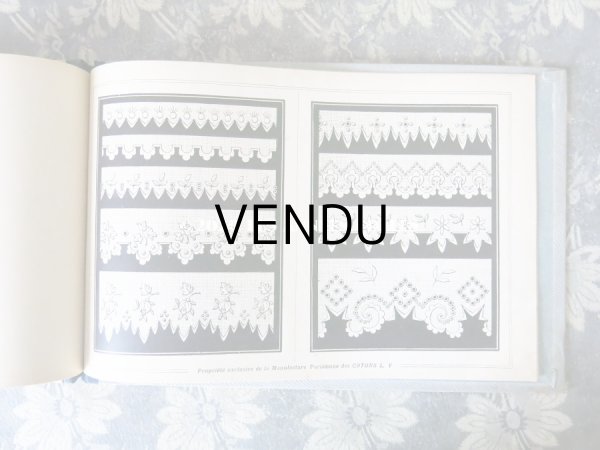 画像15: 【クリスマスセール2020対象外】 アンティーク  刺繍図案帳 ALBUM DE BRODERIE - L.V. PARIS - (15)