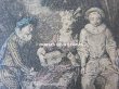 画像11: 1900年代 アンティーク 薄紫色のリボン & 薔薇のガーランド  カルトナージュボックス (11)