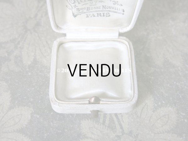 画像8: 【クリスマスセール2020対象外】 アンティーク  金彩入り ジュエリーボックス オフホワイト (8)