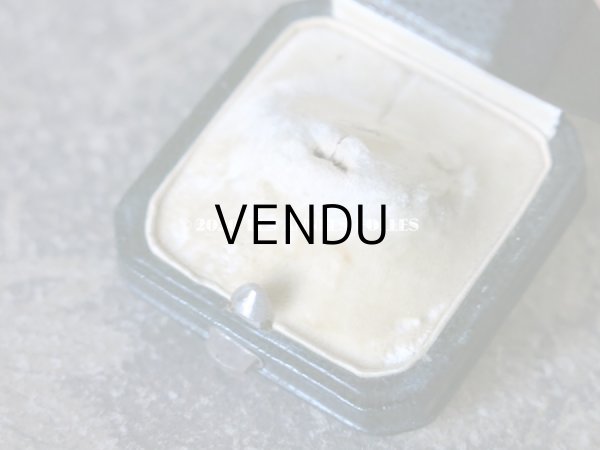 画像7: 【クリスマスセール2020対象外】 アンティーク 本革製 王冠入り リングボックス  ジュエリーボックス  (7)