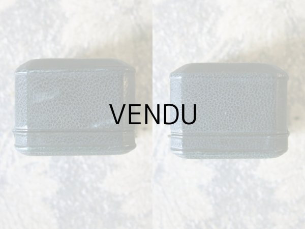 画像5: 【クリスマスセール2020対象外】 アンティーク 本革製 王冠入り リングボックス  ジュエリーボックス  (5)