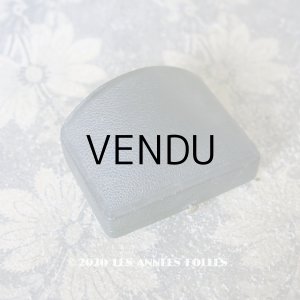 画像: 【クリスマスセール2020対象外】 19世紀 アンティーク 本革製 ジュエリーボックス ブローチ用　黒