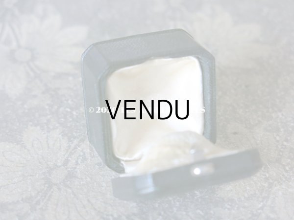 画像6: 【クリスマスセール2020対象外】 アンティーク 本革製 王冠入り リングボックス  ジュエリーボックス  (6)