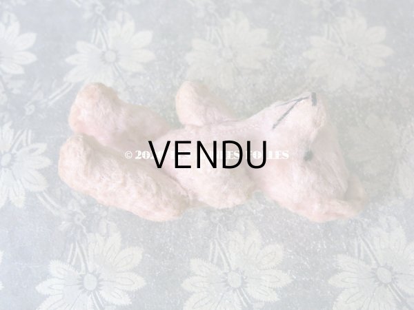 画像8: 【クリスマスセール2020対象外】 アンティーク とても小さなベア ピンク (8)