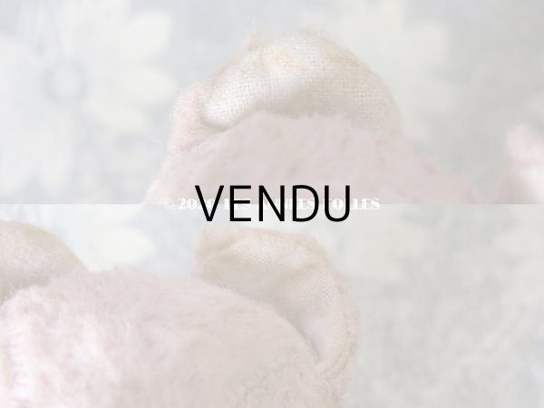 画像6: 【クリスマスセール2020対象外】 アンティーク とても小さなベア ピンク (6)