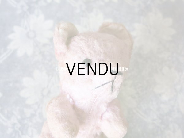 画像3: 【クリスマスセール2020対象外】 アンティーク とても小さなベア ピンク (3)