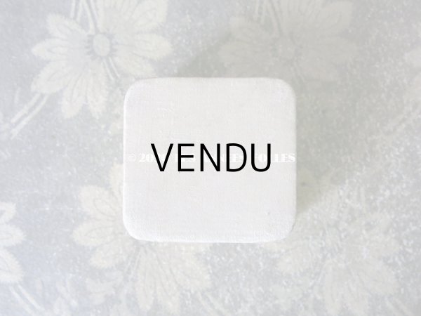 画像7: アンティーク 　シルクサテンのジュエリーボックス  オフホワイト (7)