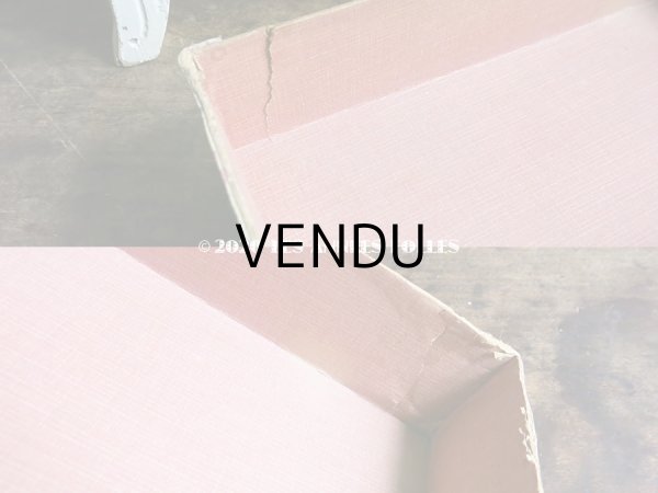 画像10: アンティーク カルトナージュチェスト  薔薇模様 ミラー付き (10)