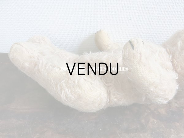 画像8: アンティーク ベア 淡いピンク (8)