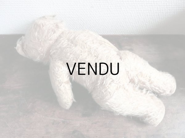 画像7: アンティーク ベア 淡いピンク (7)