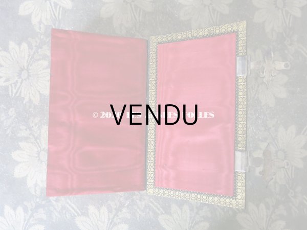 画像8: アンティーク ミサ典書 王冠と百合の紋章付き (8)