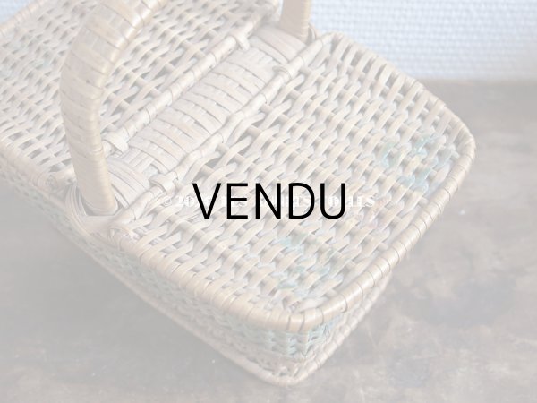 画像7: アンティーク  薔薇のパニエ ローズパニエ (7)