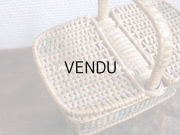 画像6: アンティーク  薔薇のパニエ ローズパニエ (6)