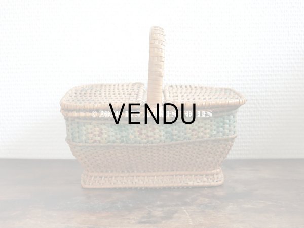 画像4: アンティーク  薔薇のパニエ ローズパニエ (4)