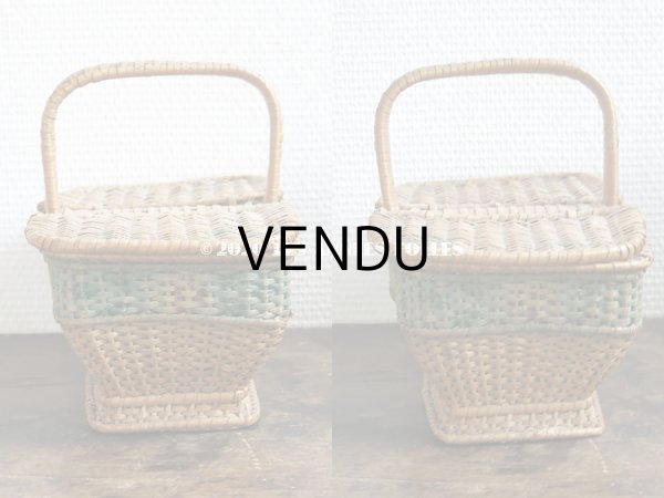 画像5: アンティーク  薔薇のパニエ ローズパニエ (5)