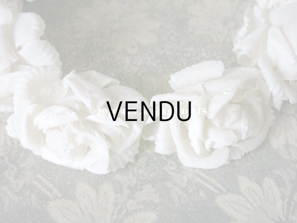 画像5: 1900年代 アンティーク 薔薇のヘッドリース ティアラ 花冠 (5)