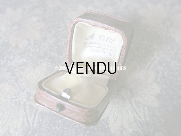 画像8: 1900年代 アンティーク  リングボックス ブラウン ジュエリーボックス  (8)