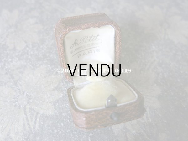 画像7: 1900年代 アンティーク  リングボックス ブラウン ジュエリーボックス  (7)