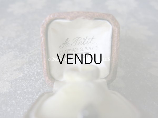 画像12: 1900年代 アンティーク  リングボックス ブラウン ジュエリーボックス  (12)