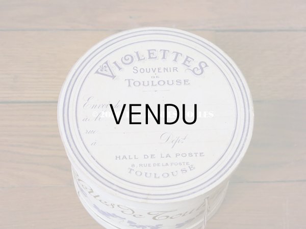 画像5: アンティーク  菫の郵送用 紙箱 VIOLETTES DE TOULOUSE  (5)