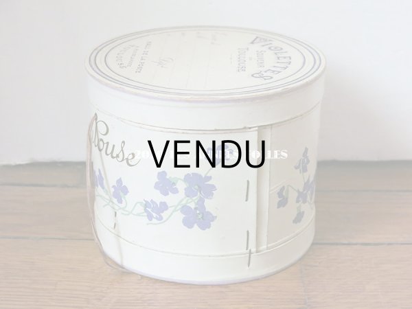 画像4: アンティーク  菫の郵送用 紙箱 VIOLETTES DE TOULOUSE  (4)