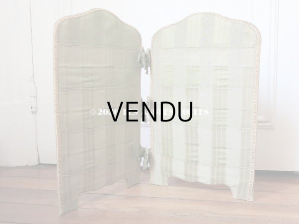 画像6: 1900年代 アンティーク 大きなリボンが結ばれた カルトナージュ  カードホルダー  リボンと花のガーランド＆白鳩  (6)