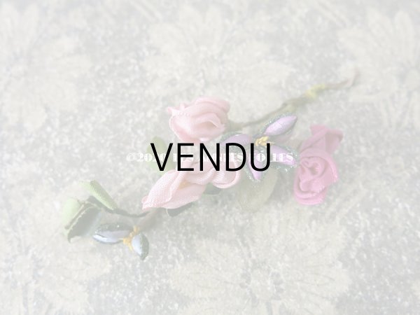 画像3: アンティーク ロココ調 布花のモチーフ (3)