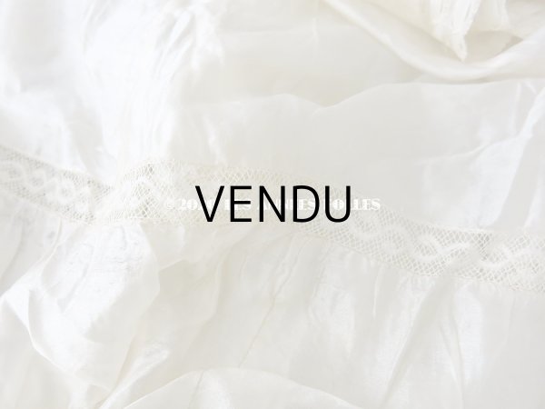 画像10: 1900年代 アンティーク シルク製 ペチコート オフホワイト (10)