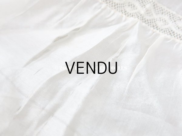 画像13: 1900年代 アンティーク シルク製 ペチコート オフホワイト (13)