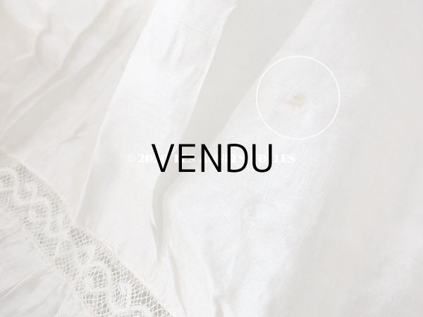 画像11: 1900年代 アンティーク シルク製 ペチコート オフホワイト (11)